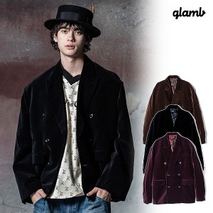 2024 秋 先行予約 8月下旬〜9月上旬入荷予定 glamb グラム Oversize Velveteen Tailored Jacket ジャケット 送料無料 キャンセル不可 atf