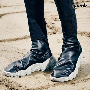 glamb グラム High Cut Drape Sneakers ハイカットドレープスニーカー スニーカー atfacc