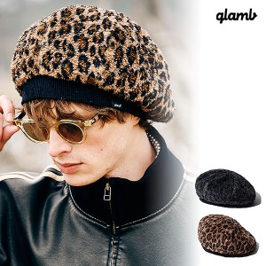 2024 秋 先行予約 11月上旬〜中旬入荷予定 glamb グラム Leopard Beret レオパードベレー ベレー帽 送料無料 キャンセル不可 atfcap