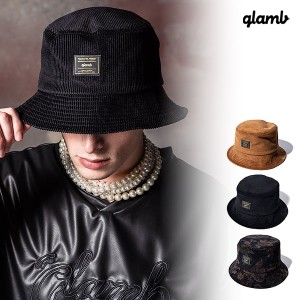 2024 秋 先行予約 9月下旬〜10月上旬入荷予定 glamb グラム Corduroy Bucket Hat コーデュロイバケットハット ハット 送料無料 atfcap