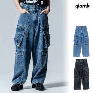 2024 秋 先行予約 7月下旬〜8月上旬入荷予定 glamb グラム Chemical Cargo Denim ケミカルカーゴデニム パンツ 送料無料 atfpts