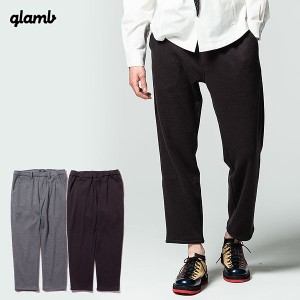 40％OFF SALE セール glamb グラム Herringbone easy slacks メンズ パンツ 送料無料 atfpts