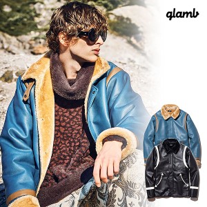 glamb グラム Synth Mouton Biker JKT ジャケット 送料無料 atfjkt