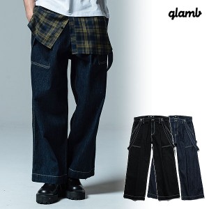 glamb グラム Suspender Raw Denim パンツ 送料無料 atfpts