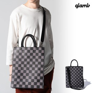 2024 春 先行予約 2月下旬〜3月上旬入荷予定 glamb グラム Monogram Tote Bag モノグラムトートバッグ トートバッグ 送料無料 atftps