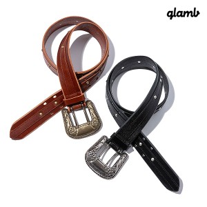 2024 春 先行予約 3月上旬〜中旬入荷予定 glamb グラム Sculpture Belt スカルプチャーベルト ベルト 送料無料 キャンセル不可 atfacc