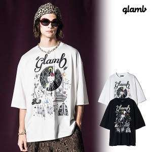 2024 春 先行予約 2月下旬〜3月上旬入荷予定 glamb グラム Needlework Oversize T-shirts ニードルワークオーバーサイズＴシャツ atftps