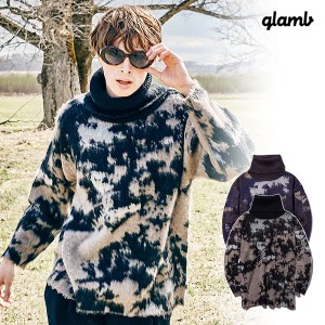 glamb グラム Watercolor Turtle Knit ウォーターカラータートルニット セーター atftps