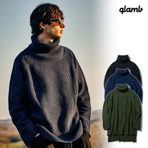 glamb グラム Sulman Turtle Knit サルマンタートルニット セーター 送料無料 atftps