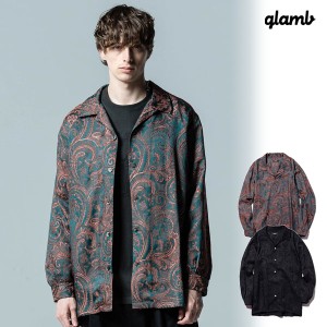 glamb グラム Open Collar Paisley SH 送料無料 atftps