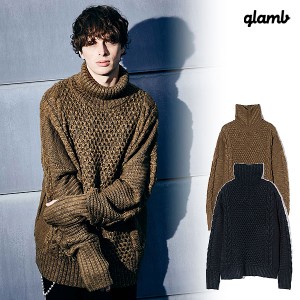 2024 秋 先行予約 10月上旬〜中旬入荷予定 glamb グラム Fisherman Turtle Neck Knit フィッシャーマンタートルネックニット atftps