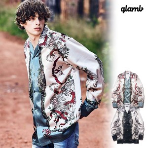 2023 冬 先行予約 1月下旬〜2月上旬入荷予定 glamb グラム Open Collar Orient SH オープンカラーオリエントシャツ 送料無料