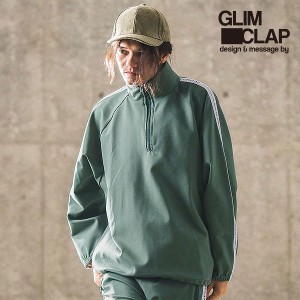 2023 秋冬 1st 先行予約 10月中旬〜下旬入荷予定 GLIMCLAP グリムクラップ Logo design stand-collar jersey メンズ ジャージー atfjkt