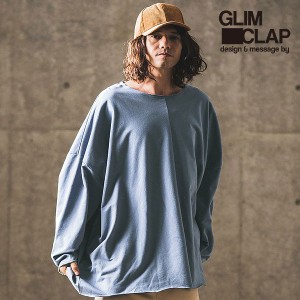 GLIMCLAP グリムクラップ Super big long sleeve cut sew-Mini-pile fabric lining- atftps