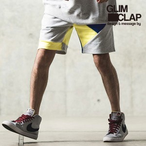 2023 春夏 2nd 先行予約 6月上旬〜中旬入荷予定 GLIMCLAP グリムクラップ Random switching design sweatshorts メンズ atfpts