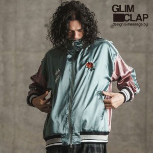 2024 春夏 1st 先行予約 2月上旬〜中旬入荷予定 GLIMCLAP グリムクラップ Stand collar souvenir jacket メンズ ジャケット atfjkt