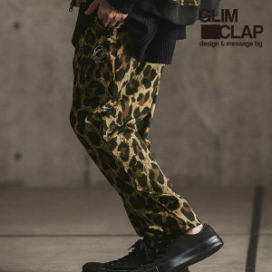 2024 春夏 1st 先行予約 2月中旬〜下旬入荷予定 GLIMCLAP グリムクラップ Leopard pattern easy pants メンズ パンツ 送料無料 atfpts