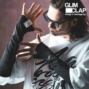 2024 春夏 2nd 先行予約 5月上旬〜中旬入荷予定 GLIMCLAP グリムクラップ Logo design arm sleeve メンズ アームカバー atfacc