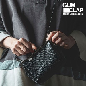 2024 春夏 2nd 先行予約 6月下旬〜7月上旬入荷予定 GLIMCLAP グリムクラップ Clasp design mini bag -rectangle shape- メンズ atfacc