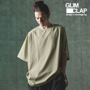 2024 春夏 2nd 先行予約 6月上旬〜中旬入荷予定 GLIMCLAP グリムクラップ Mesh fabric oversized T-shirt メンズ Tシャツ 送料無料 atftp