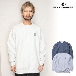 50％OFF SALE セール GRAVYSOURCE グレイビーソース STFU02 CREW メンズ スウェット atftps