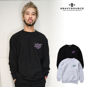 50％OFF SALE セール GRAVYSOURCE グレイビーソース GS CREW メンズ スウェット atftps