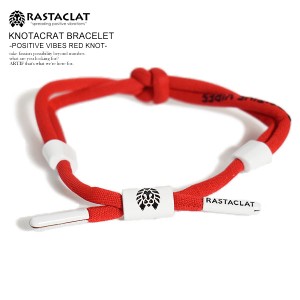 RASTACLAT ラスタクラット KNOTACRAT BRACELET -POSITIVE VIBES RED KNOT- メンズ アクセサリー ブレスレット ストリート atfacc