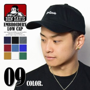 BEN DAVIS ベンデイビス EMBROIDERY LOW CAP メンズ 帽子 キャップ bendavis ベンデービス' atfcap