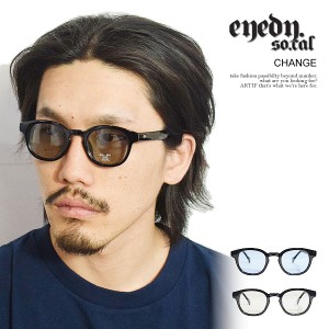 eyedy アイディ CHANGE メンズ サングラス カラーレンズ ウェリントンタイプ 調光レンズ UVカット ストリート atfacc