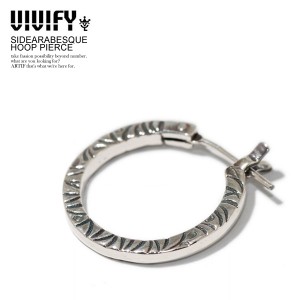 VIVIFY ビビファイ SIDEARABESQUE HOOP PIERCE メンズ アクセサリー ピアス シルバー ストリート atfacc