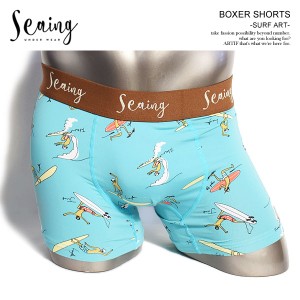 Seaing シーング BOXER SHORTS #SURF ART メンズ ボクサーブリーフ ボクサーパンツ ショーツ 水陸両用 ストリート atfacc