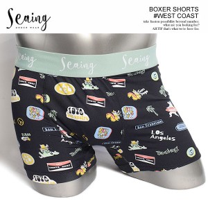 Seaing シーング BOXER SHORTS #WEST COAST メンズ ボクサーパンツ ショーツ アンダーウェア 水陸両用 ストリート atfacc