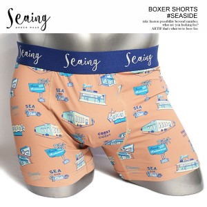 Seaing シーング BOXER SHORTS #SEASIDE メンズ ボクサーパンツ ショーツ アンダーウェア 水陸両用 ストリート atfacc