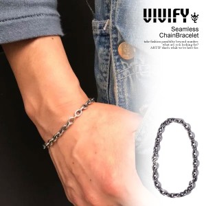 VIVIFY ビビファイ Seamless ChainBracelet メンズ ブレスレット アズキチェーン チェーンブレスレット 送料無料 atfacc