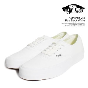 VANS バンズ Authentic Vr3 Pop Block White メンズ スニーカー シューズ オーセンティック 送料無料 ストリート atfacc