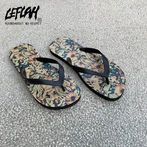 LEFLAH レフラー ALOHA PATTERN BEACH SANDALS メンズ ビーチサンダル ビーサン ストリート atfacc