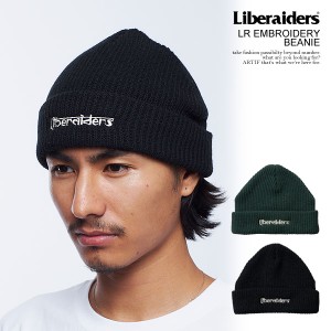 Liberaiders リベレイダース  LR EMBROIDERY BEANIE メンズ ニットキャップ ビーニー ニット帽 ストリート atfcap