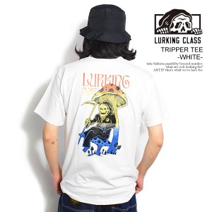 30%OFF SALE セール LURKING CLASS ラーキングクラス TRIPPER TEE -WHITE- メンズ Tシャツ 半袖  SKETCHY TANK アートワーク ストリート 