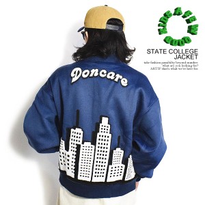 50％OFF SALE セール DONCARE ドンケア  STATE COLLEGE JACKET メンズ ジャケット スタジャン AFGK 送料無料 ストリート atfjkt