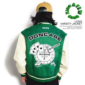 50％OFF SALE セール DONCARE ドンケア  LOGO VARSITY JACKET メンズ ジャケット スタジャン AFGK 送料無料 ストリート atfjkt