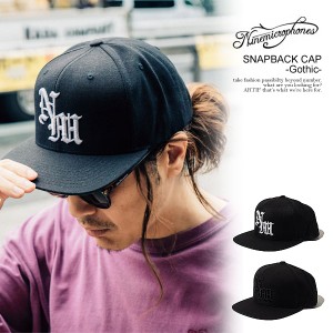 NINE MICROPHONES ナインマイクロフォンズ SNAPBACK CAP -Gothic- メンズ キャップ ベースボールキャップ ストリート atfcap