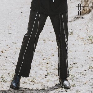 30％OFF SALE セール NO ID. BLACK ノーアイディー フロントZIPトラウザーズ メンズ パンツ スラックス トラウザー 送料無料 atfpts