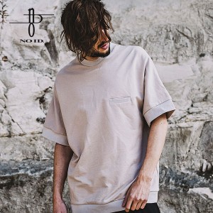 50％OFF SALE セール NO ID. ノーアイディー ドルマンスリーブBIG-T メンズ Tシャツ atftps