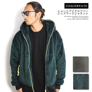 50％OFF SALE セール COACERVATE コアセルベート ショートマイクロファージップフードジャケット メンズ ジャケット