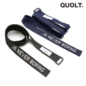 QUOLT クオルト COLOR-DENIM BELT メンズ ベルト atfacc