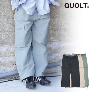 2024 春 先行予約 2月上旬〜中旬入荷予定 QUOLT クオルト ANLAGE PANTS メンズ パンツ 送料無料 キャンセル不可 atfpts