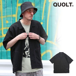 2024 HIGH SUMMER 先行予約 6月上旬〜中旬入荷予定 QUOLT クオルト PURPLE-STITCH SHIRTS メンズ シャツ 送料無料 atftps