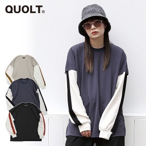 30%OFF SALE セール　QUOLT クオルト KNIT-RAY CUTSEW メンズ カットソー 送料無料 atftps