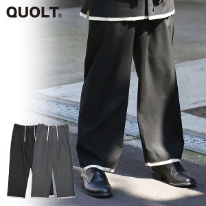 30%OFF SALE セール QUOLT クオルト TOP-WIDE PANTS メンズ パンツ 送料無料 atfpts