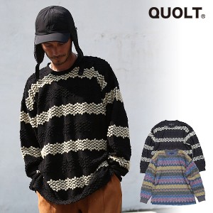 30%OFF SALE セール QUOLT クオルト BJORK KNIT メンズ ニット 送料無料 atftps